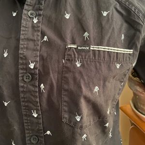 Hurley ✌️🤘☠️ Skater Button-Up Short Sleeve